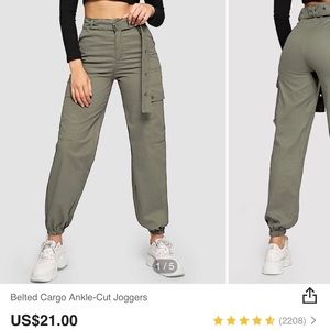 Cargo olive pants